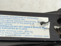 2014 Subaru Impreza Spare Scissor Car Jack Black - Oemusedautoparts1.com