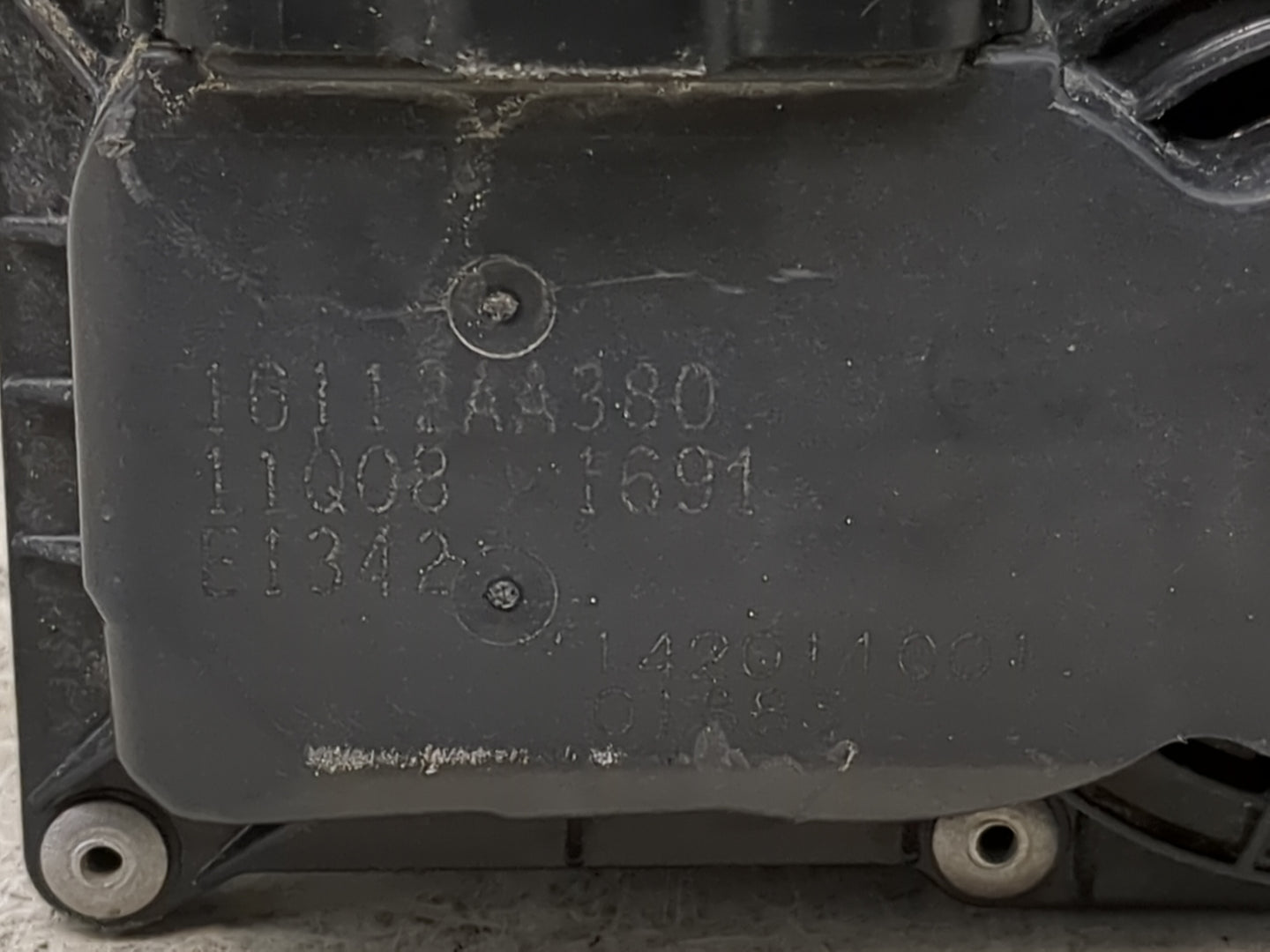 2012-2016 Subaru Impreza Throttle Body Fits Fits 2011 2012 2013 2014 2015 2016 2017 2018 OEM Used Auto Parts - Oemusedautopa