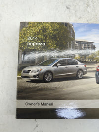 2014 Subaru Impreza Owners Manual Book Guide P/N:A1170BE-C MSA5M1413A OEM Used Auto Parts - Oemusedautoparts1.com