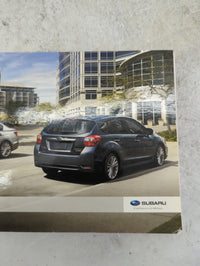 2014 Subaru Impreza Owners Manual Book Guide P/N:A1170BE-C MSA5M1413A OEM Used Auto Parts - Oemusedautoparts1.com