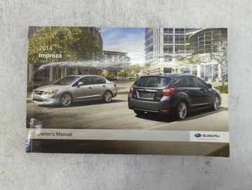 2014 Subaru Impreza Owners Manual Book Guide P/N:A1170BE-A MSA5M1413A OEM Used Auto Parts - Oemusedautoparts1.com