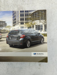 2014 Subaru Impreza Owners Manual Book Guide P/N:A1170BE-A MSA5M1413A OEM Used Auto Parts - Oemusedautoparts1.com