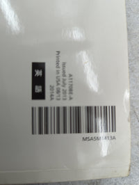 2014 Subaru Impreza Owners Manual Book Guide P/N:A1170BE-A MSA5M1413A OEM Used Auto Parts - Oemusedautoparts1.com