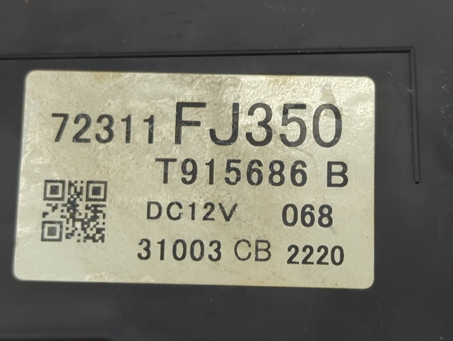 2014 Subaru Impreza Climate Control Module Temperature AC/Heater Replacement P/N:72311FJ350 Fits OEM Used Auto Parts - Oemus