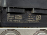 2012 Subaru Impreza Anti-Lock Brake ABS Pump Module Actuator OEM P/N:4323606 2265106452, 0265956212, 0265236090 Fits OEM Use