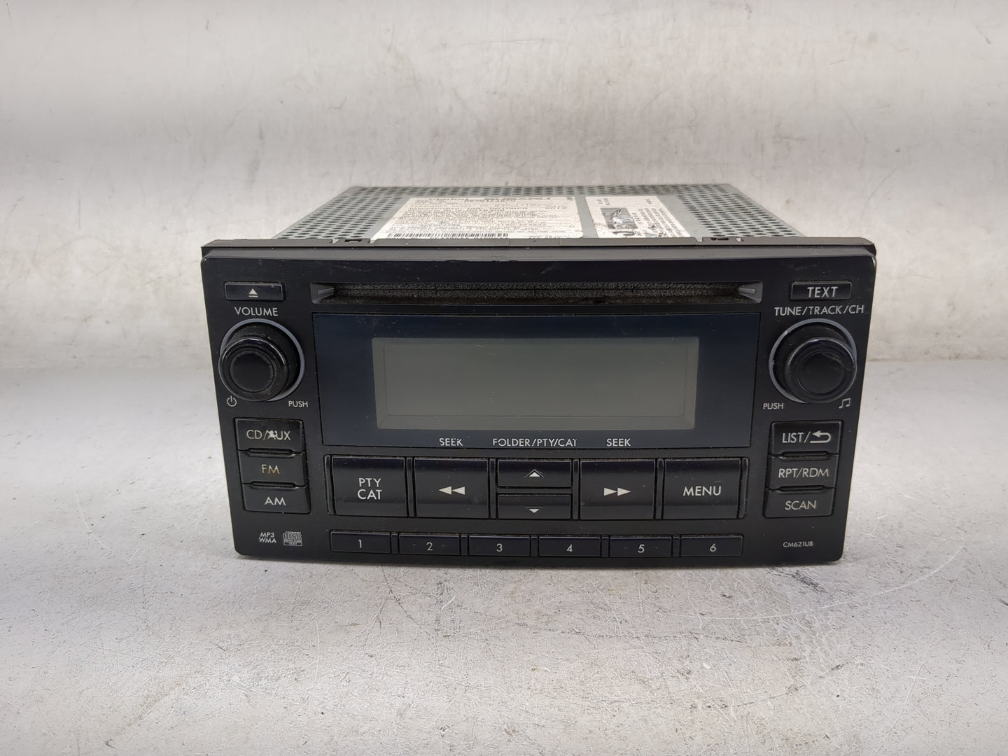 2012-2014 Subaru Impreza Radio AM FM Cd Player Receiver Replacement P/N:86201FJ620 PF-3386A-A Fits Fits 2012 2013 2014 OEM U