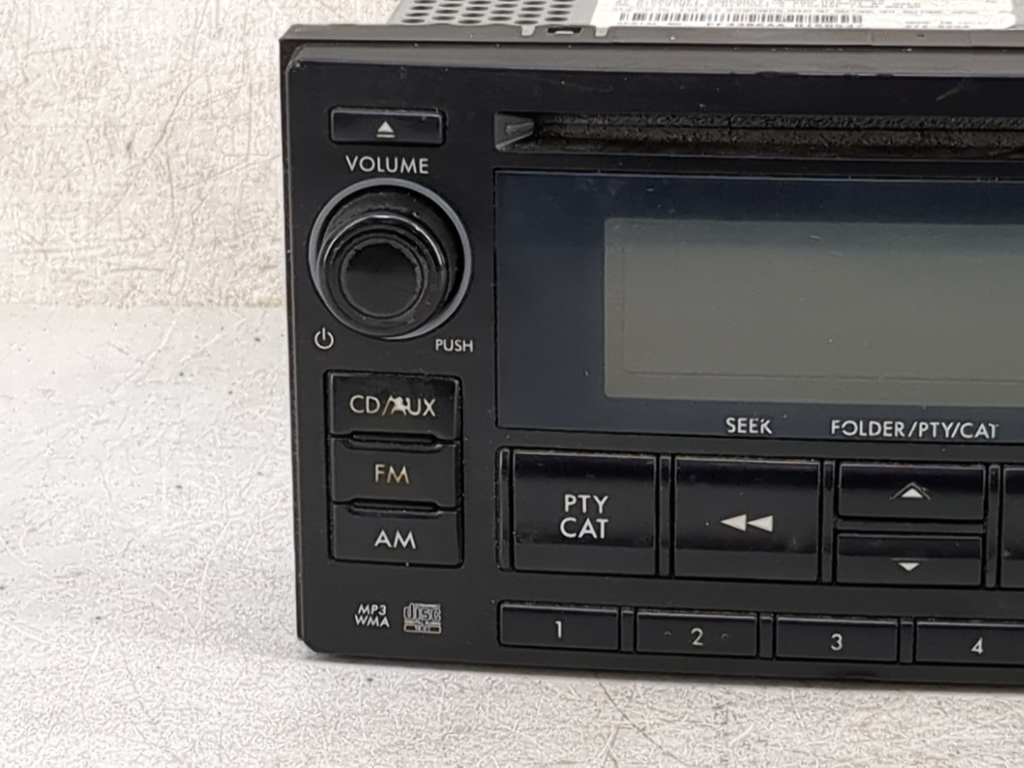 2012-2014 Subaru Impreza Radio AM FM Cd Player Receiver Replacement P/N:86201FJ620 PF-3386A-A Fits Fits 2012 2013 2014 OEM U