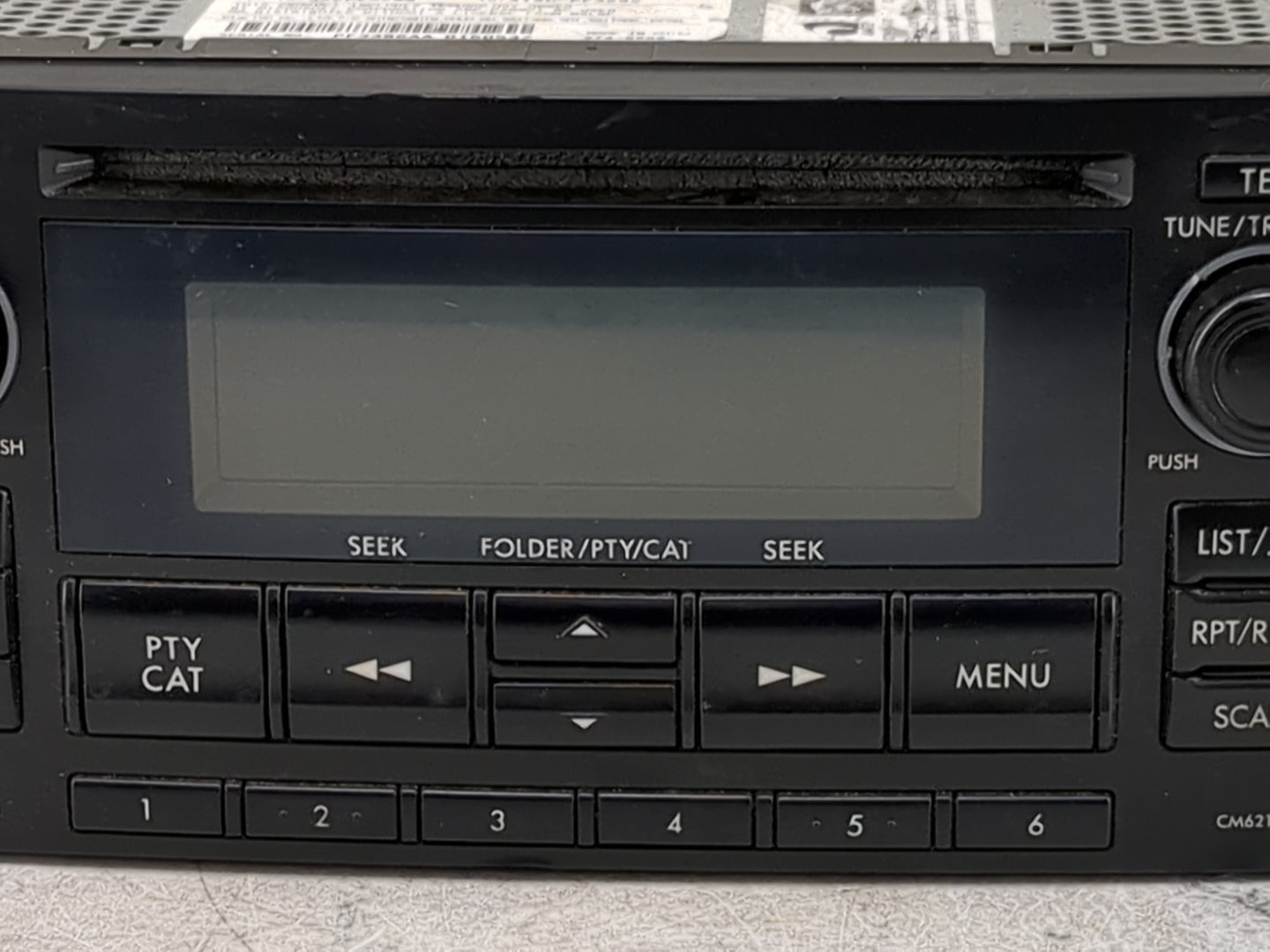 2012-2014 Subaru Impreza Radio AM FM Cd Player Receiver Replacement P/N:86201FJ620 PF-3386A-A Fits Fits 2012 2013 2014 OEM U
