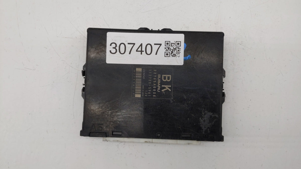 2014 Subaru Impreza PCM Engine Control Computer ECU ECM PCU OEM P/N:22765AG030 OEM Used Auto Parts - Oemusedautoparts1.com