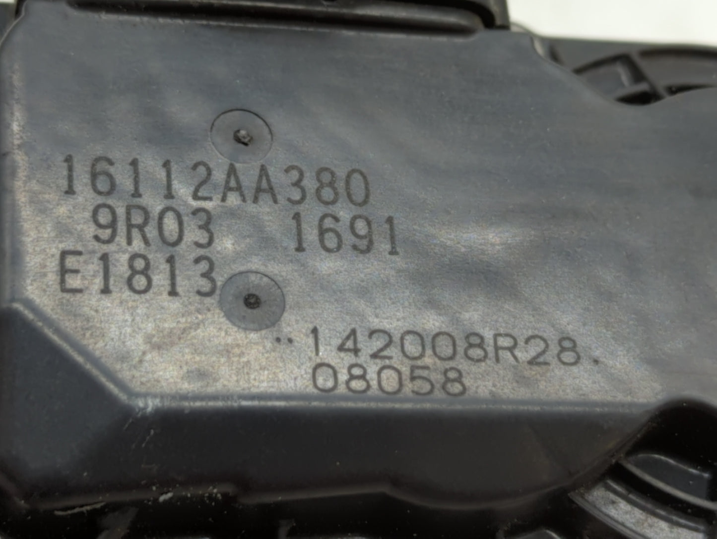 2012-2016 Subaru Impreza Throttle Body P/N:16112AA380 Fits Fits 2011 2012 2013 2014 2015 2016 2017 OEM Used Auto Parts - Oem