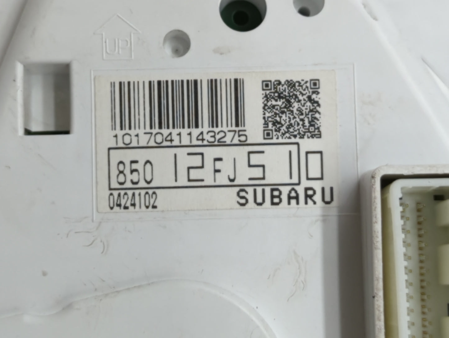 2014 Subaru Impreza Instrument Cluster Speedometer Gauges P/N:85012FJ510 Fits OEM Used Auto Parts - Oemusedautoparts1.com