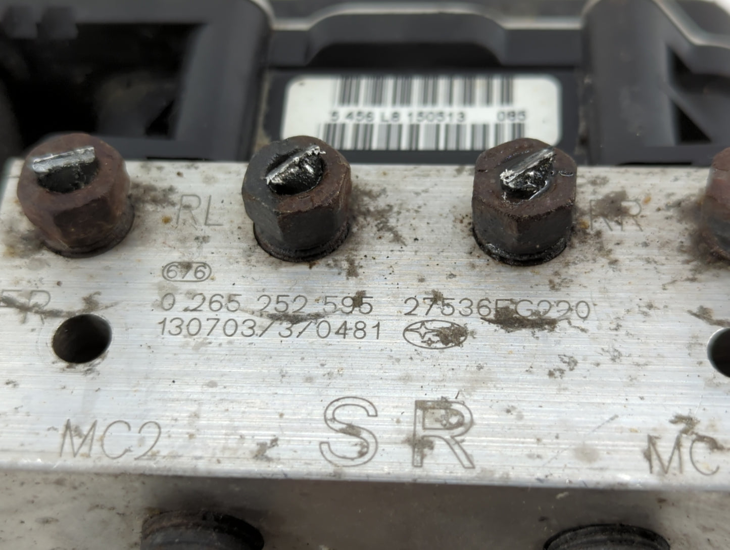 2014 Subaru Impreza ABS Pump Control Module Replacement P/N:27536FG220 Fits OEM Used Auto Parts - Oemusedautoparts1.com
