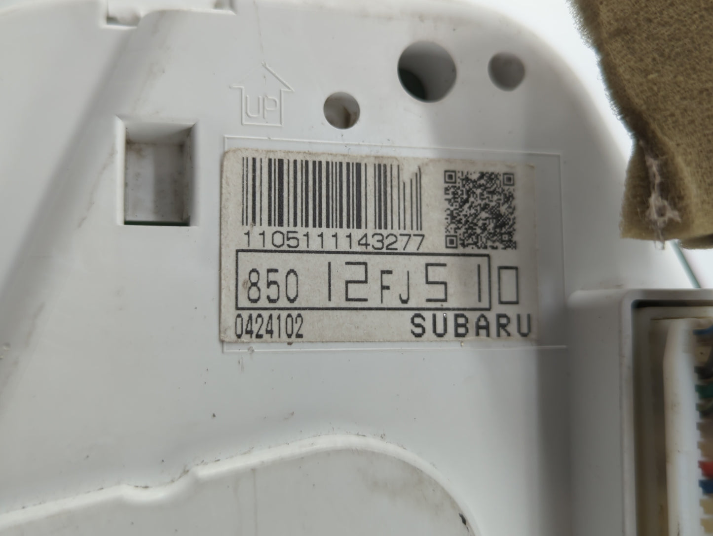 2014 Subaru Impreza Instrument Cluster Speedometer Gauges P/N:85012FJ510 Fits OEM Used Auto Parts - Oemusedautoparts1.com