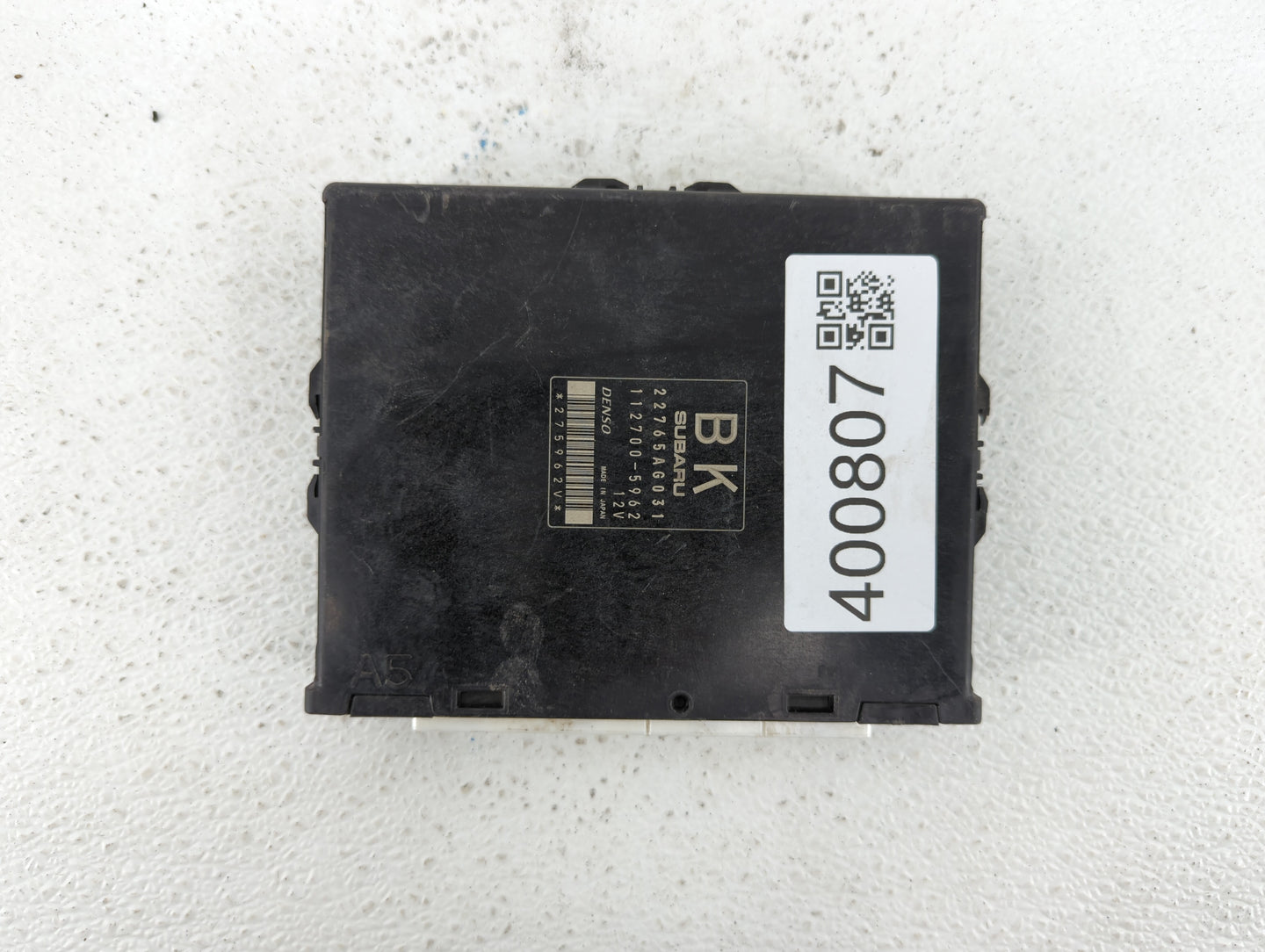 2014 Subaru Impreza PCM Engine Control Computer ECU ECM PCU OEM P/N:22765AG031 Fits OEM Used Auto Parts - Oemusedautoparts1.
