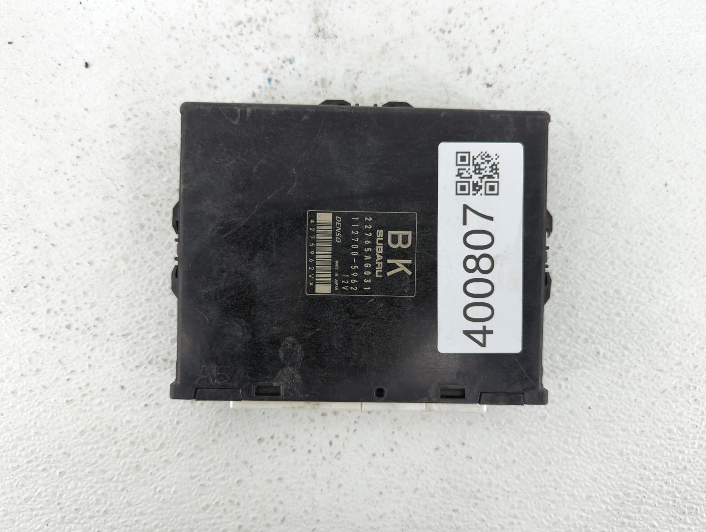 2014 Subaru Impreza PCM Engine Control Computer ECU ECM PCU OEM P/N:22765AG031 Fits OEM Used Auto Parts - Oemusedautoparts1.