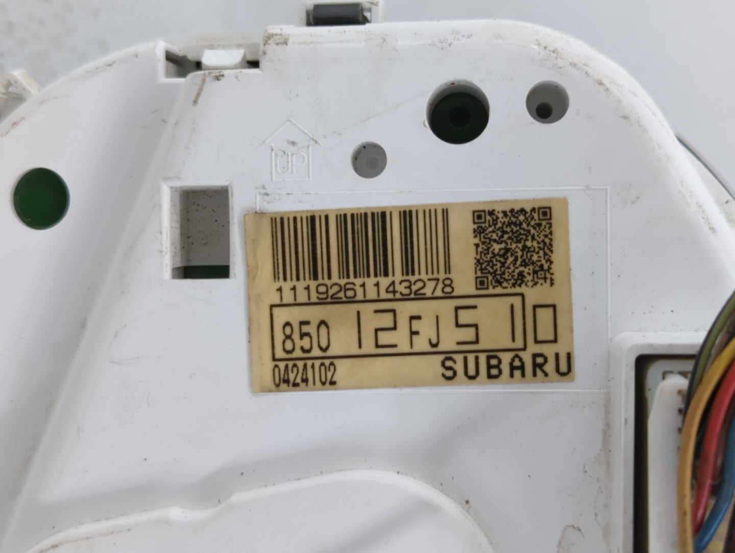2014 Subaru Impreza Instrument Cluster Speedometer Gauges P/N:85012FJ510 85013FJ110 Fits OEM Used Auto Parts - Oemusedautopa