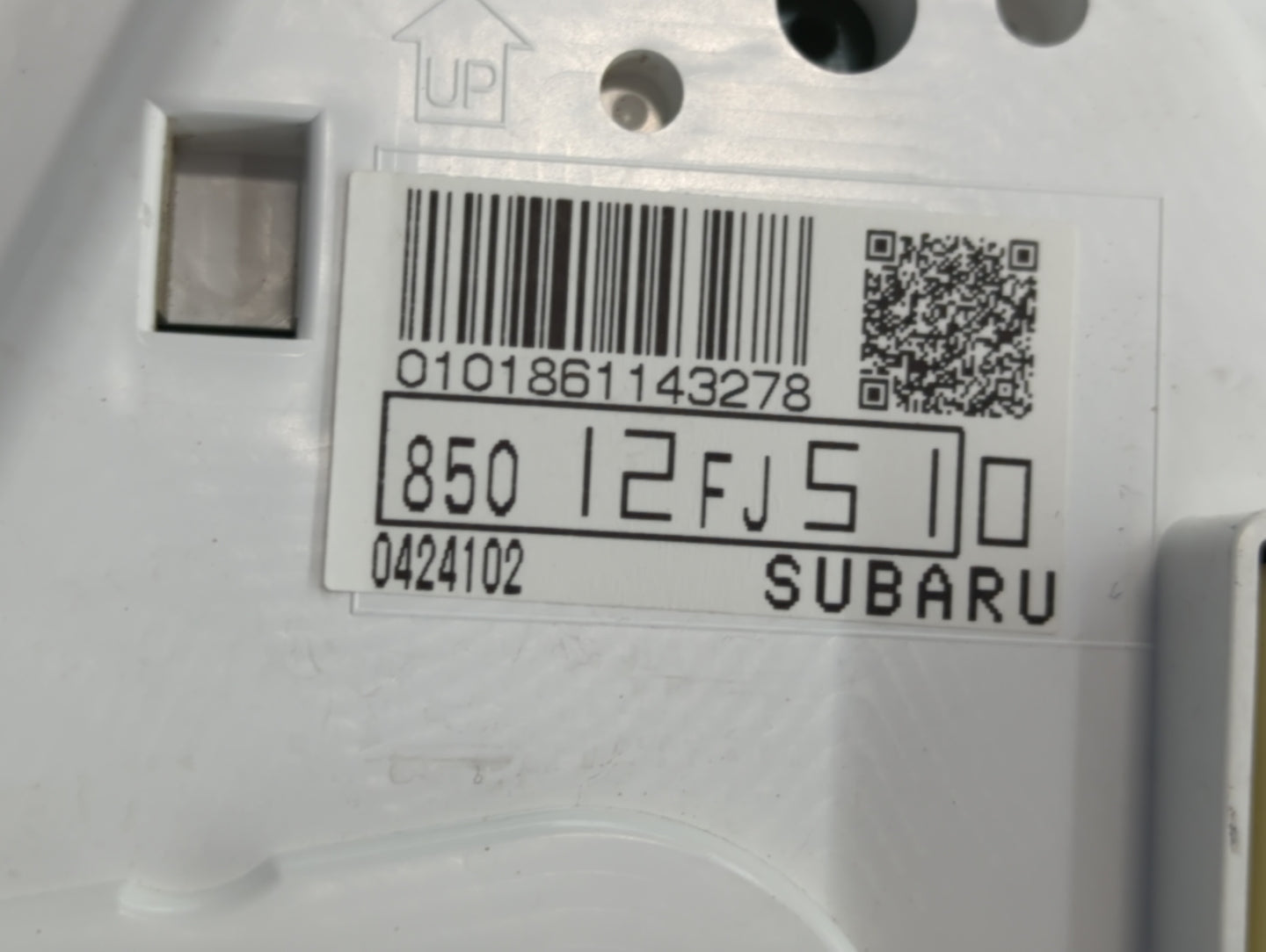 2014 Subaru Impreza Instrument Cluster Speedometer Gauges P/N:85012FJ510 Fits OEM Used Auto Parts - Oemusedautoparts1.com