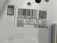 2014 Subaru Impreza Instrument Cluster Speedometer Gauges P/N:85012FJ510 Fits OEM Used Auto Parts - Oemusedautoparts1.com