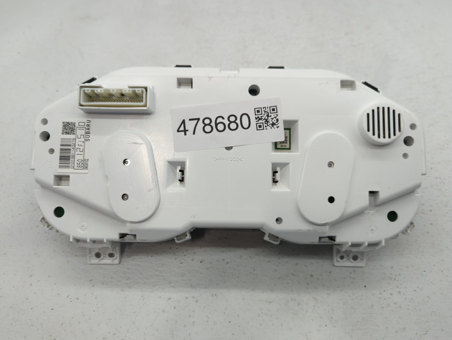 2014 Subaru Impreza Instrument Cluster Speedometer Gauges P/N:85012FJ510 Fits OEM Used Auto Parts - Oemusedautoparts1.com