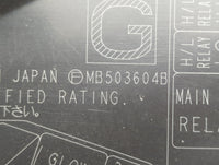 2012-2014 Subaru Impreza Fusebox Fuse Box Panel Relay Module P/N:MB503604B MB503603BV, MB100200B Fits Fits 2012 2013 2014 OE