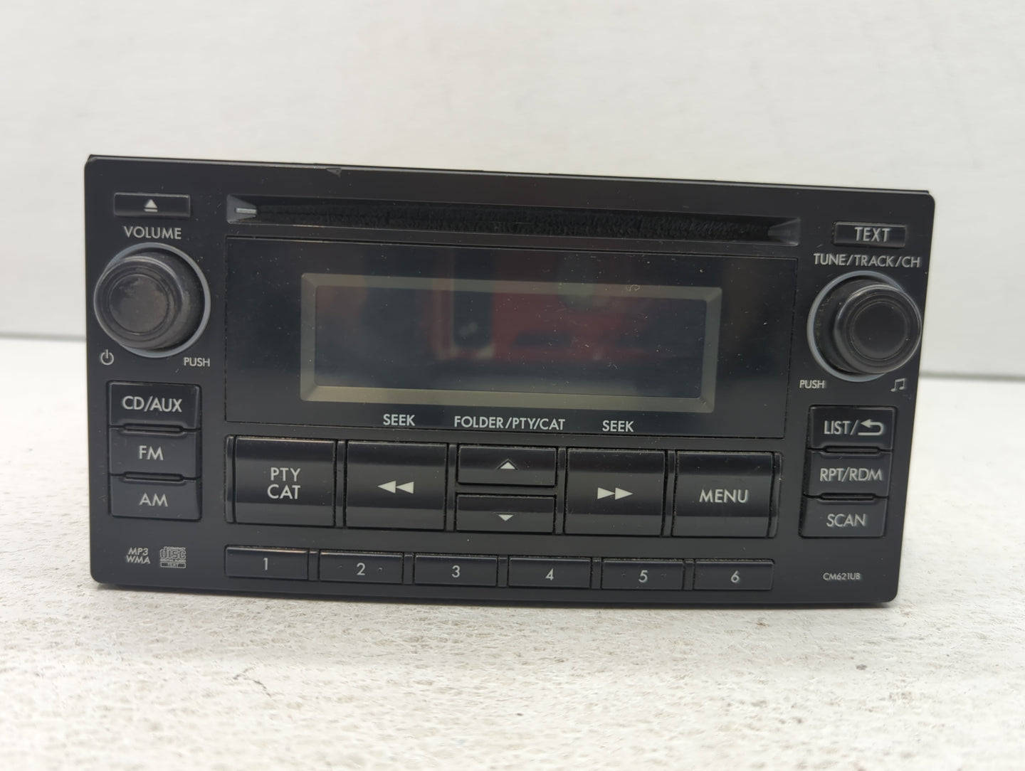 2012-2014 Subaru Impreza Radio AM FM Cd Player Receiver Replacement P/N:86201FJ620 Fits Fits 2012 2013 2014 OEM Used Auto Pa