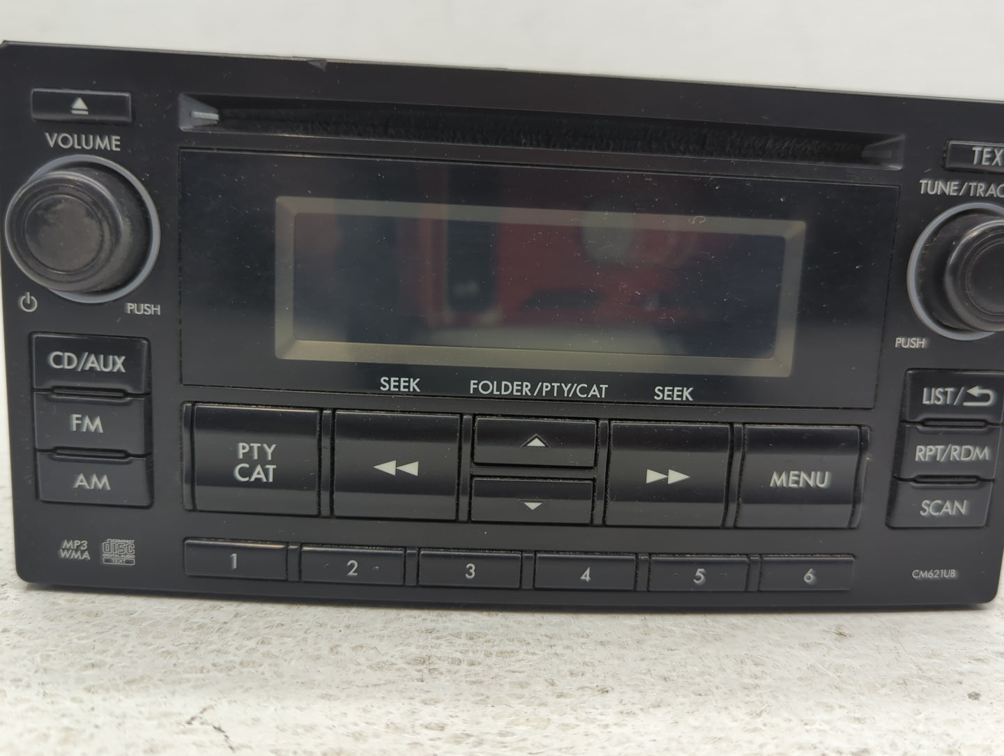 2012-2014 Subaru Impreza Radio AM FM Cd Player Receiver Replacement P/N:86201FJ620 Fits Fits 2012 2013 2014 OEM Used Auto Pa