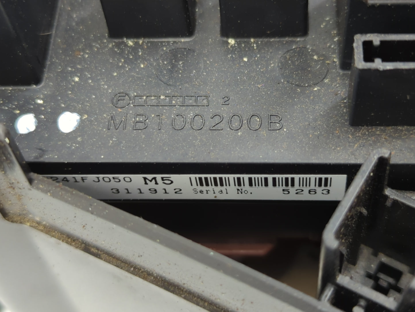 2012-2014 Subaru Impreza Fusebox Fuse Box Panel Relay Module P/N:MB100200B Fits Fits 2012 2013 2014 OEM Used Auto Parts - Oe