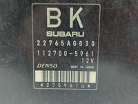 2014 Subaru Impreza PCM Engine Control Computer ECU ECM PCU OEM P/N:22765AG030 112700-5961 Fits OEM Used Auto Parts - Oemuse