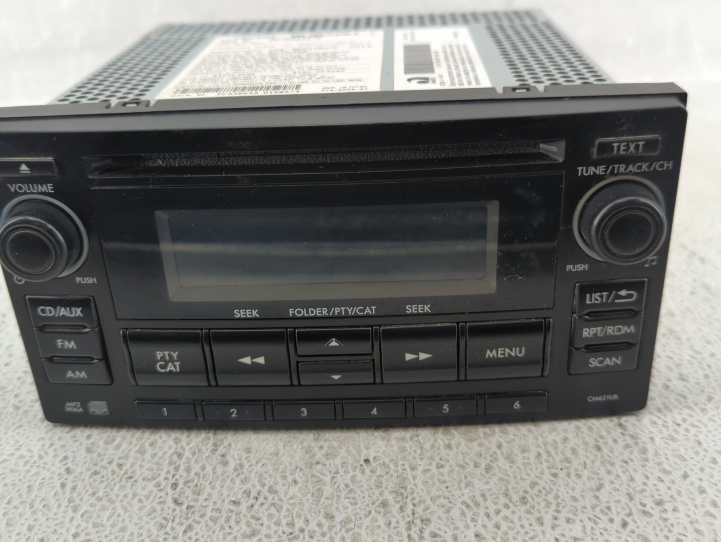 2012-2014 Subaru Impreza Am Fm Cd Player Radio Receiver - Oemusedautoparts1.com
