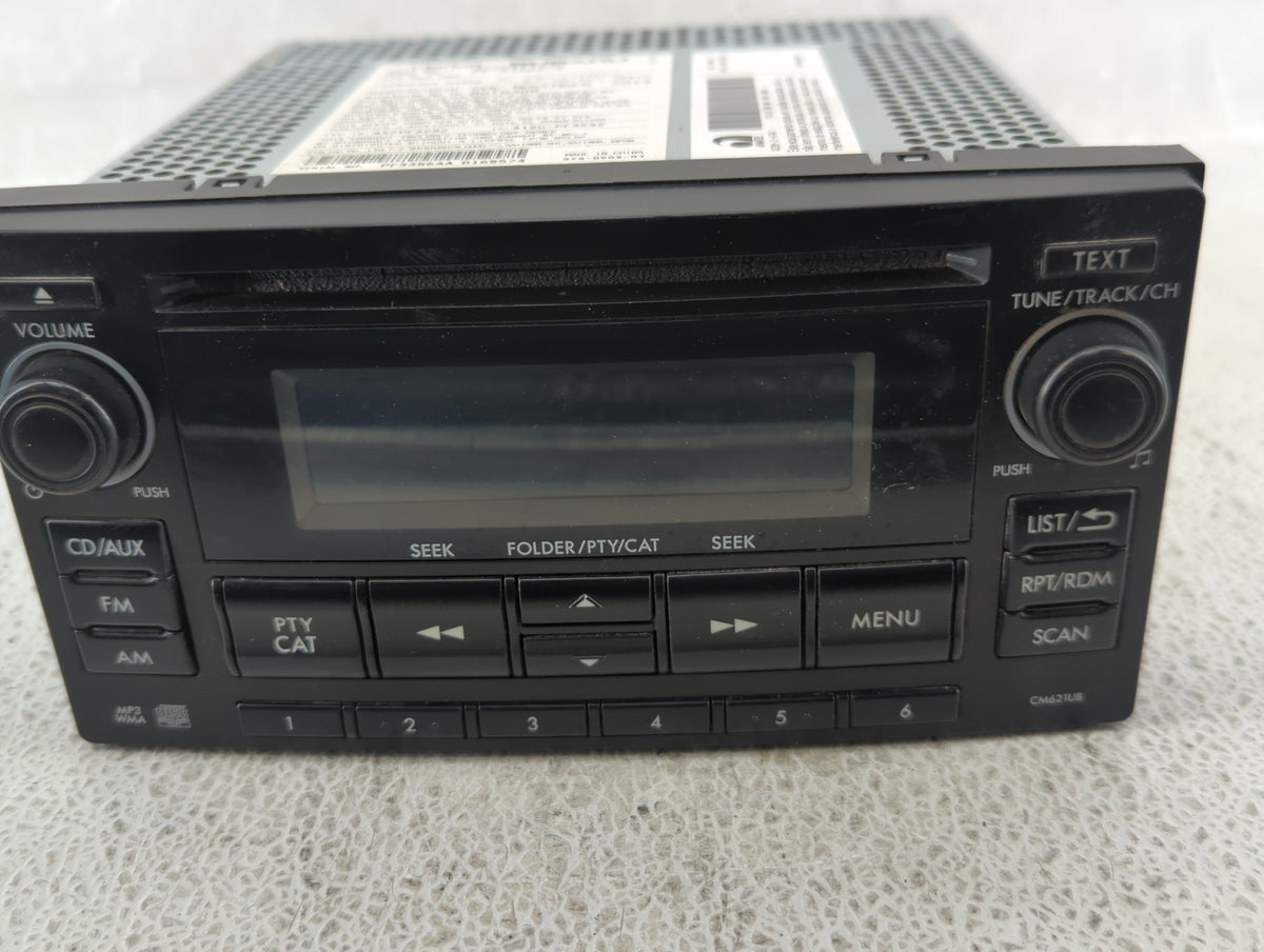 2012-2014 Subaru Impreza Am Fm Cd Player Radio Receiver 539178 - Oemusedautoparts1.com