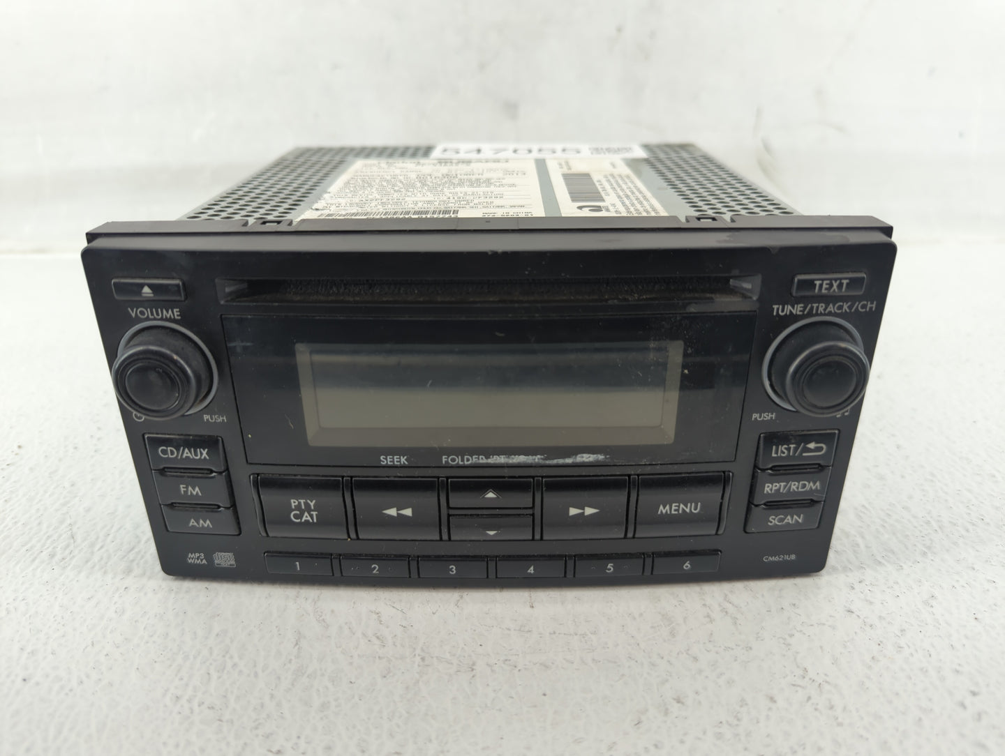 2012-2014 Subaru Impreza Radio AM FM Cd Player Receiver Replacement P/N:86201FJ620 Fits Fits 2012 2013 2014 OEM Used Auto Pa
