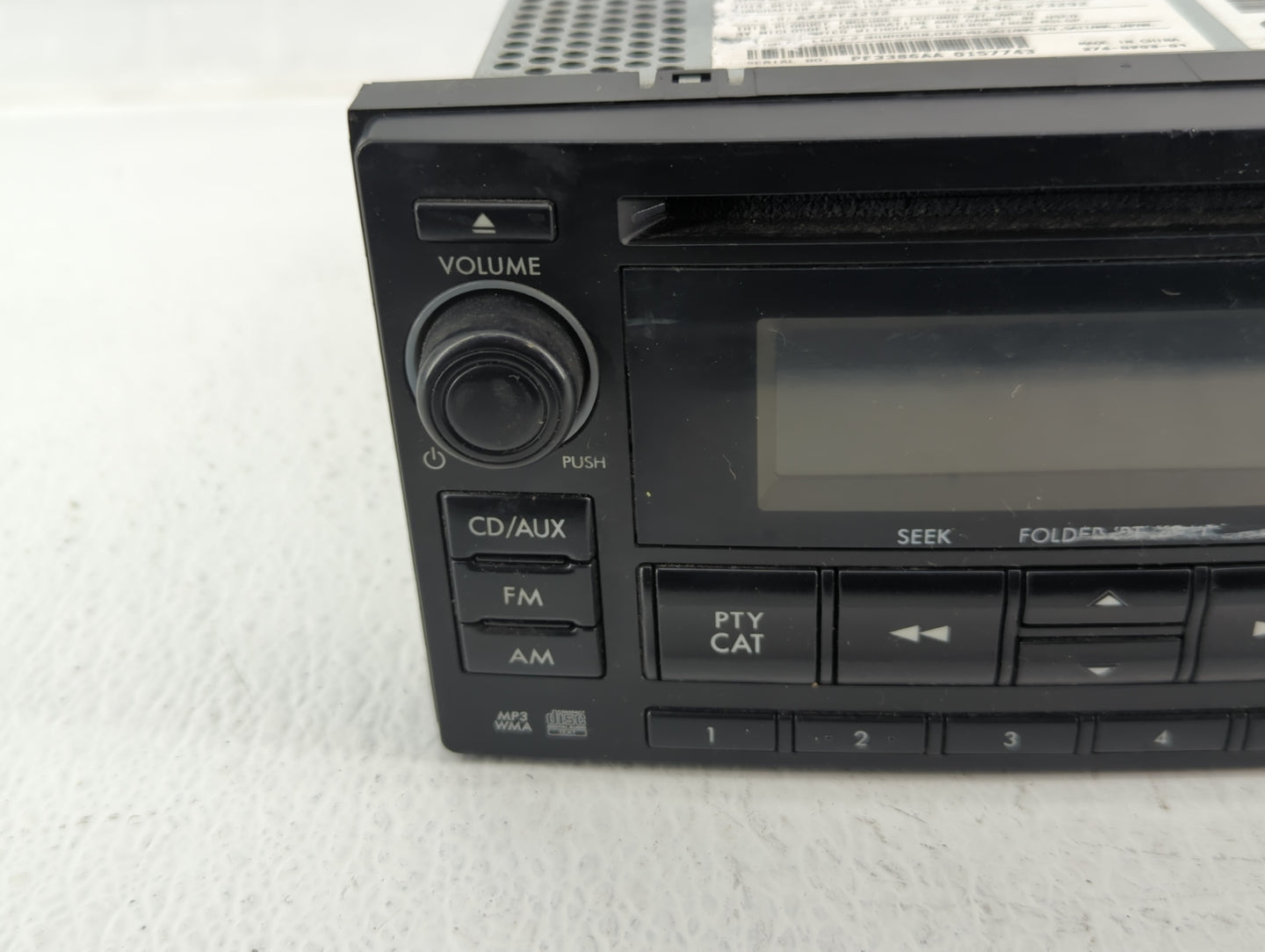 2012-2014 Subaru Impreza Radio AM FM Cd Player Receiver Replacement P/N:86201FJ620 Fits Fits 2012 2013 2014 OEM Used Auto Pa