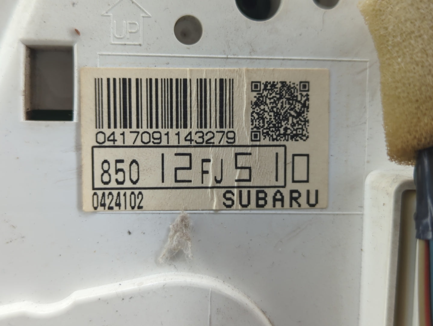 2014 Subaru Impreza Instrument Cluster Speedometer Gauges P/N:0417091143279 850 12FJ51 Fits OEM Used Auto Parts - Oemusedaut