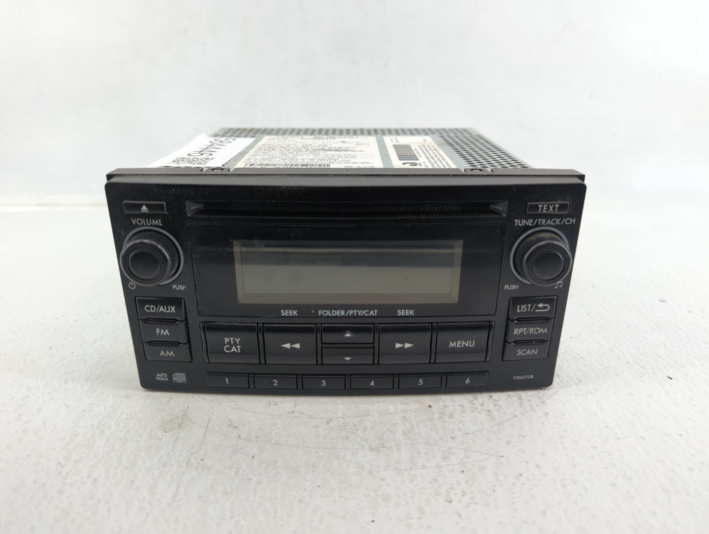 2012-2014 Subaru Impreza Radio AM FM Cd Player Receiver Replacement P/N:86201FJ620 Fits Fits 2012 2013 2014 OEM Used Auto Pa