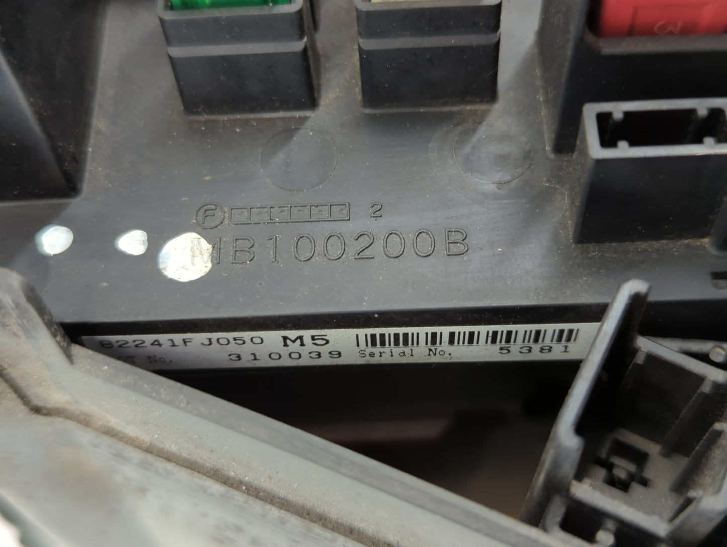 2012-2014 Subaru Impreza Fusebox Fuse Box Panel Relay Module P/N:MB100200B Fits Fits 2012 2013 2014 OEM Used Auto Parts - Oe