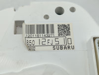 2014 Subaru Impreza Instrument Cluster Speedometer Gauges P/N:850 12FJ51 Fits OEM Used Auto Parts - Oemusedautoparts1.com