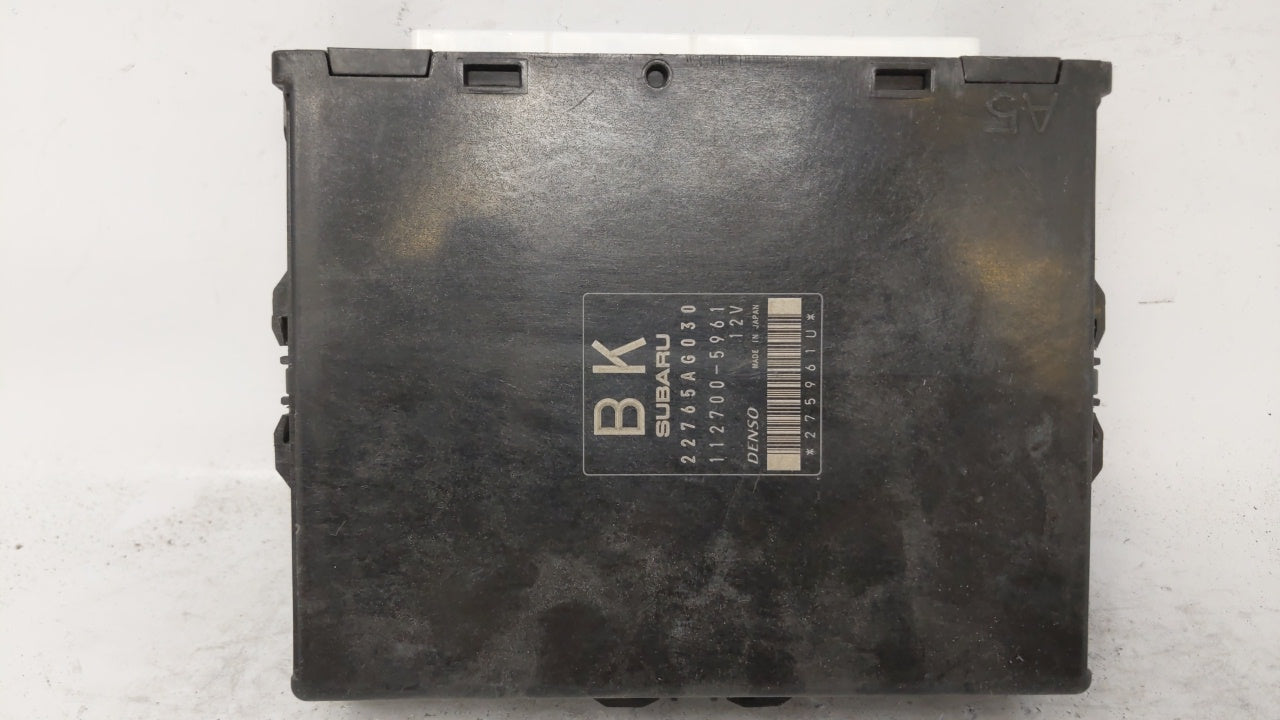2014 Subaru Impreza PCM Engine Control Computer ECU ECM PCU OEM P/N:22765AG030 Fits OEM Used Auto Parts - Oemusedautoparts1.