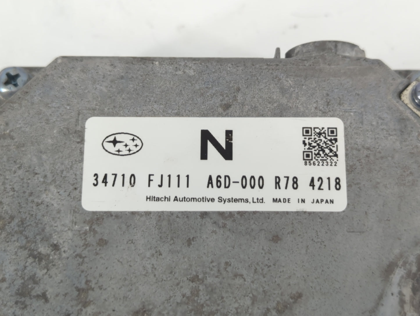 2014 Subaru Impreza PCM Engine Control Computer ECU ECM PCU OEM P/N:16D-000 R78 4218 34710 FJ111, 22765AG021 Fits OEM Used A