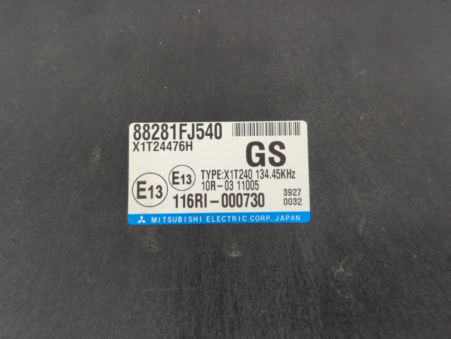 2014 Subaru Impreza PCM Engine Control Computer ECU ECM PCU OEM P/N:88281FJ540 116RI-000730 Fits OEM Used Auto Parts - Oemus