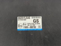 2014 Subaru Impreza PCM Engine Control Computer ECU ECM PCU OEM P/N:88281FJ540 116RI-000730 Fits OEM Used Auto Parts - Oemus