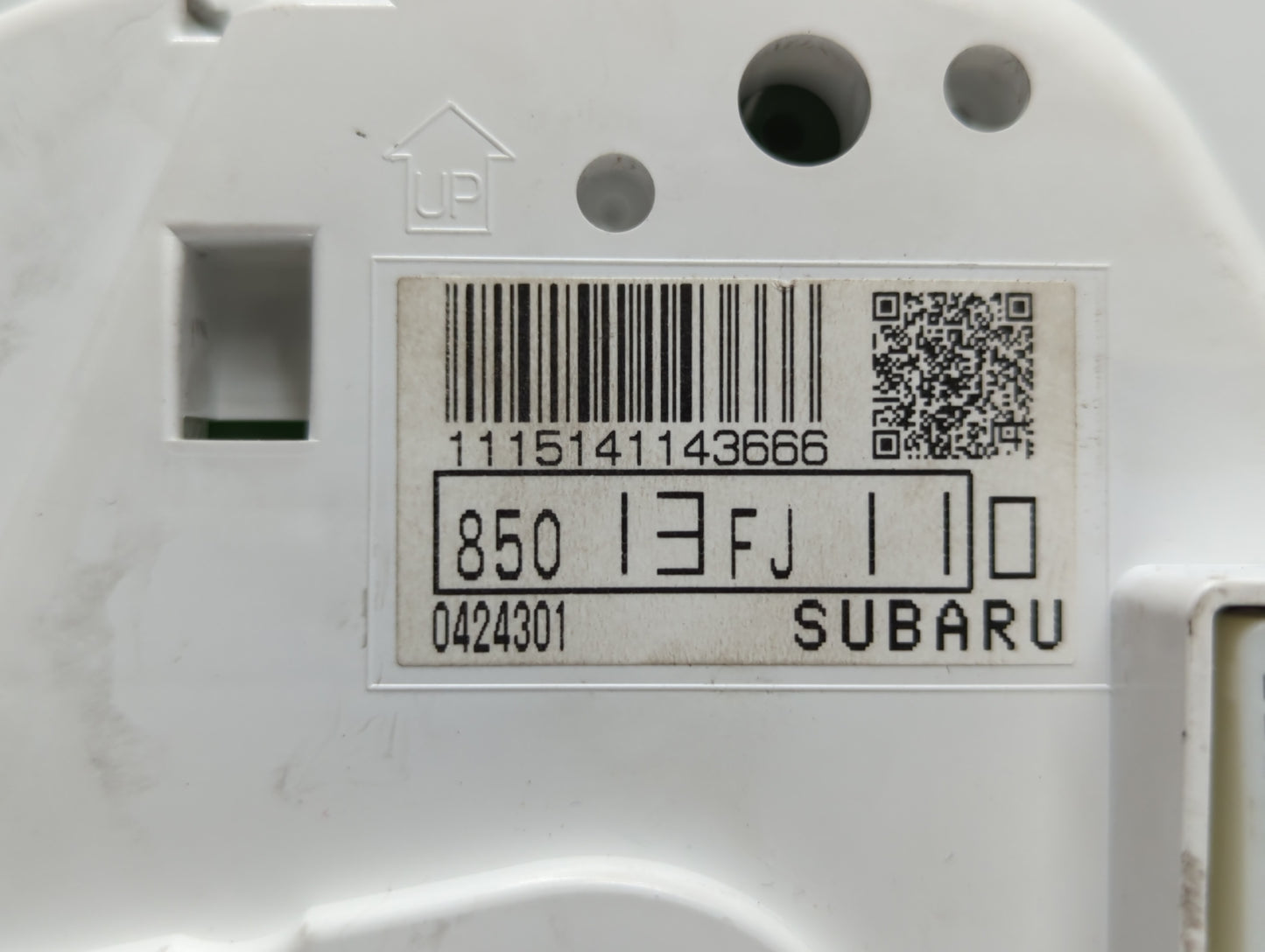 2014 Subaru Impreza Instrument Cluster Speedometer Gauges P/N:85013FJ110 Fits OEM Used Auto Parts - Oemusedautoparts1.com