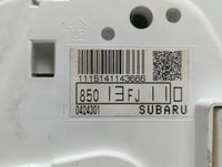 2014 Subaru Impreza Instrument Cluster Speedometer Gauges P/N:85013FJ110 Fits OEM Used Auto Parts - Oemusedautoparts1.com