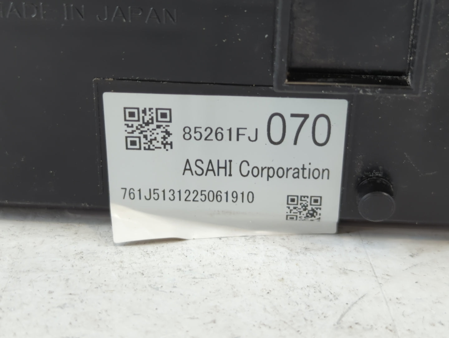 2014 Subaru Impreza Climate Control Module Temperature AC/Heater Replacement P/N:85261FJ070 Fits OEM Used Auto Parts - Oemus