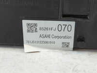 2014 Subaru Impreza Climate Control Module Temperature AC/Heater Replacement P/N:85261FJ070 Fits OEM Used Auto Parts - Oemus