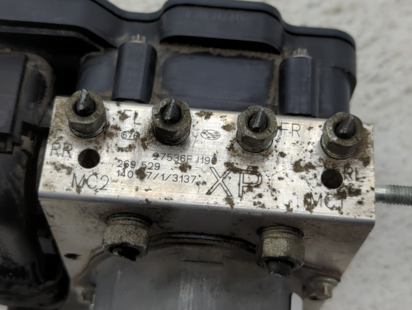2013-2014 Subaru Impreza ABS Pump Control Module Replacement P/N:269 529 27536F J190 Fits Fits 2013 2014 OEM Used Auto Parts