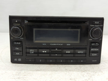 2014 Subaru Impreza Radio AM FM Cd Player Receiver Replacement P/N:86201FJ620 Fits OEM Used Auto Parts - Oemusedautoparts1.c