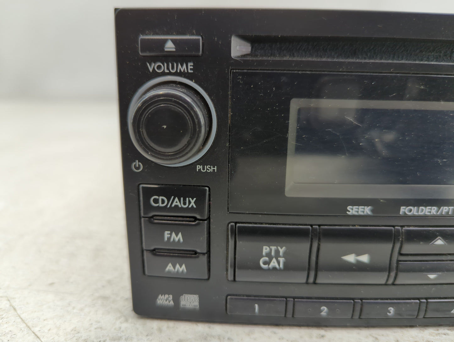 2012-2014 Subaru Impreza Radio AM FM Cd Player Receiver Replacement P/N:86201FJ620 Fits Fits 2012 2013 2014 OEM Used Auto Pa