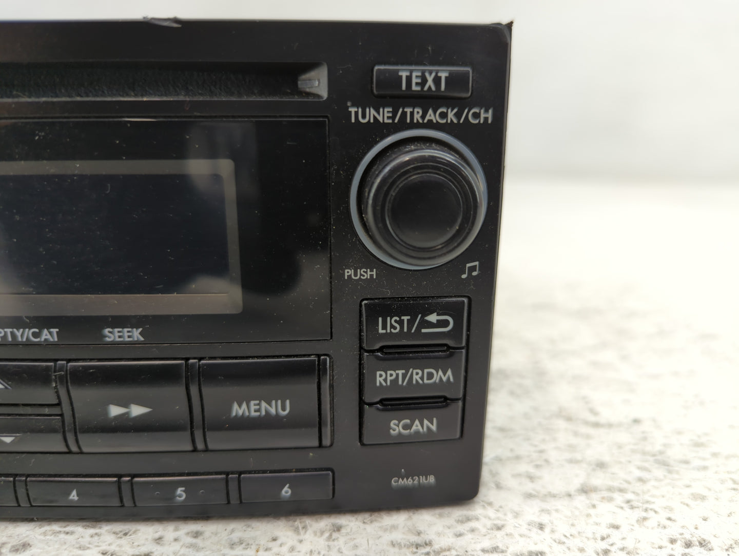 2012-2014 Subaru Impreza Radio AM FM Cd Player Receiver Replacement P/N:86201FJ620 Fits Fits 2012 2013 2014 OEM Used Auto Pa