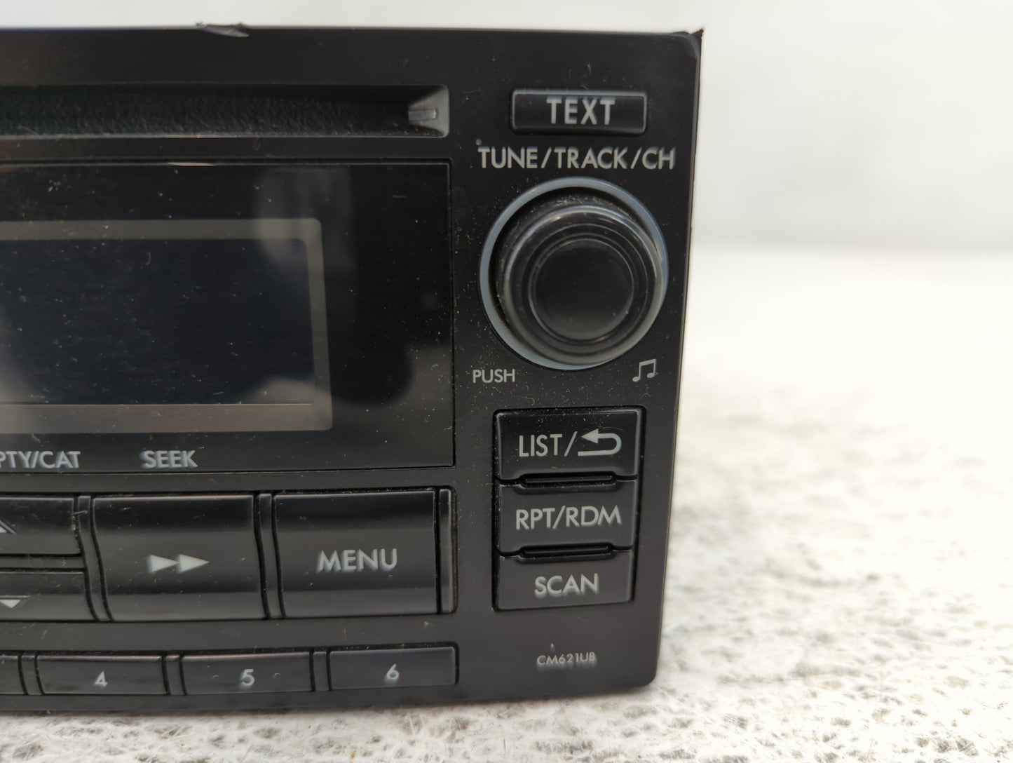 2012-2014 Subaru Impreza Radio AM FM Cd Player Receiver Replacement P/N:86201FJ620 Fits Fits 2012 2013 2014 OEM Used Auto Pa