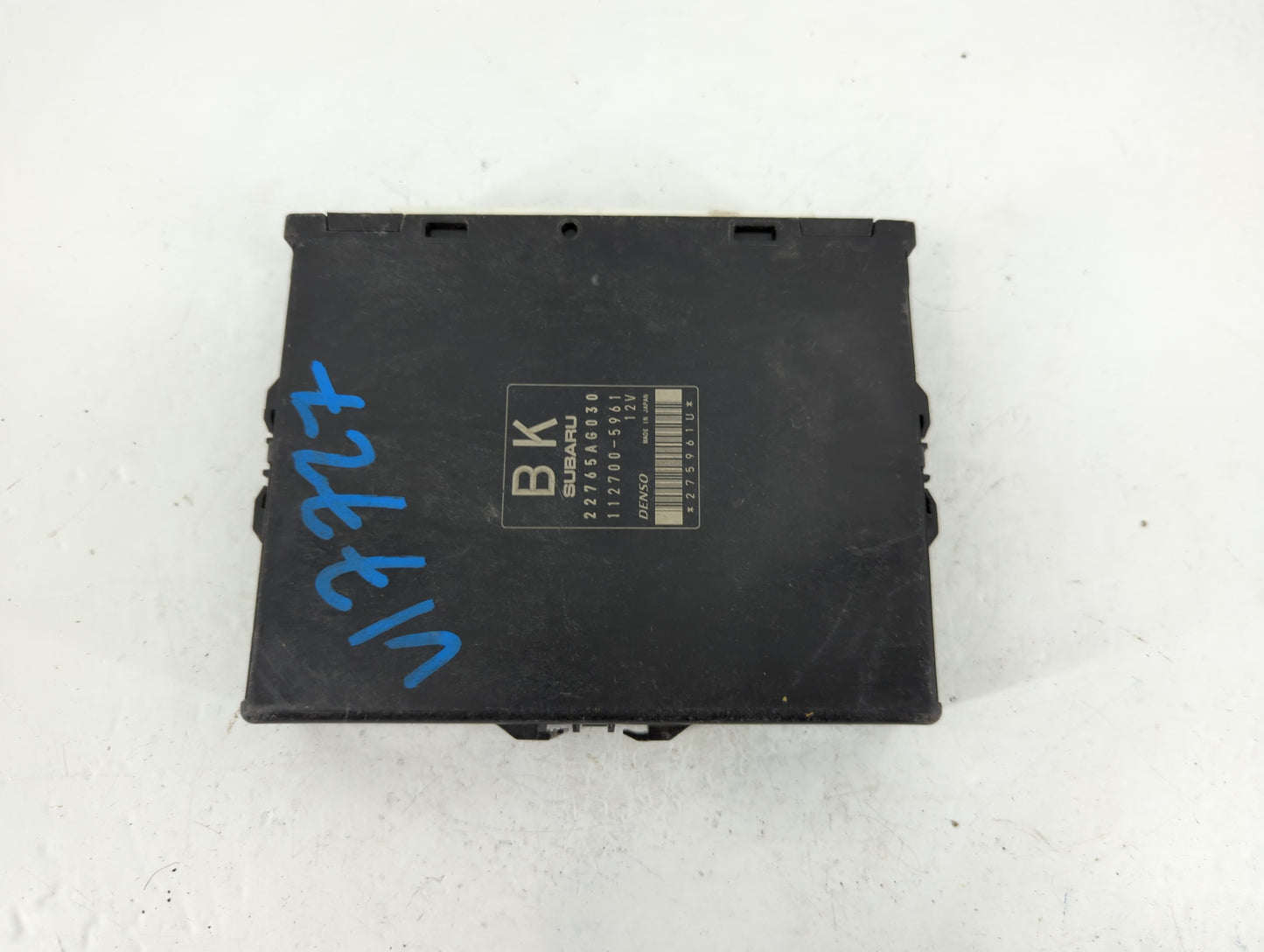 2014 Subaru Impreza PCM Engine Control Computer ECU ECM PCU OEM P/N:112700-5961 22756AG030 Fits OEM Used Auto Parts - Oemuse